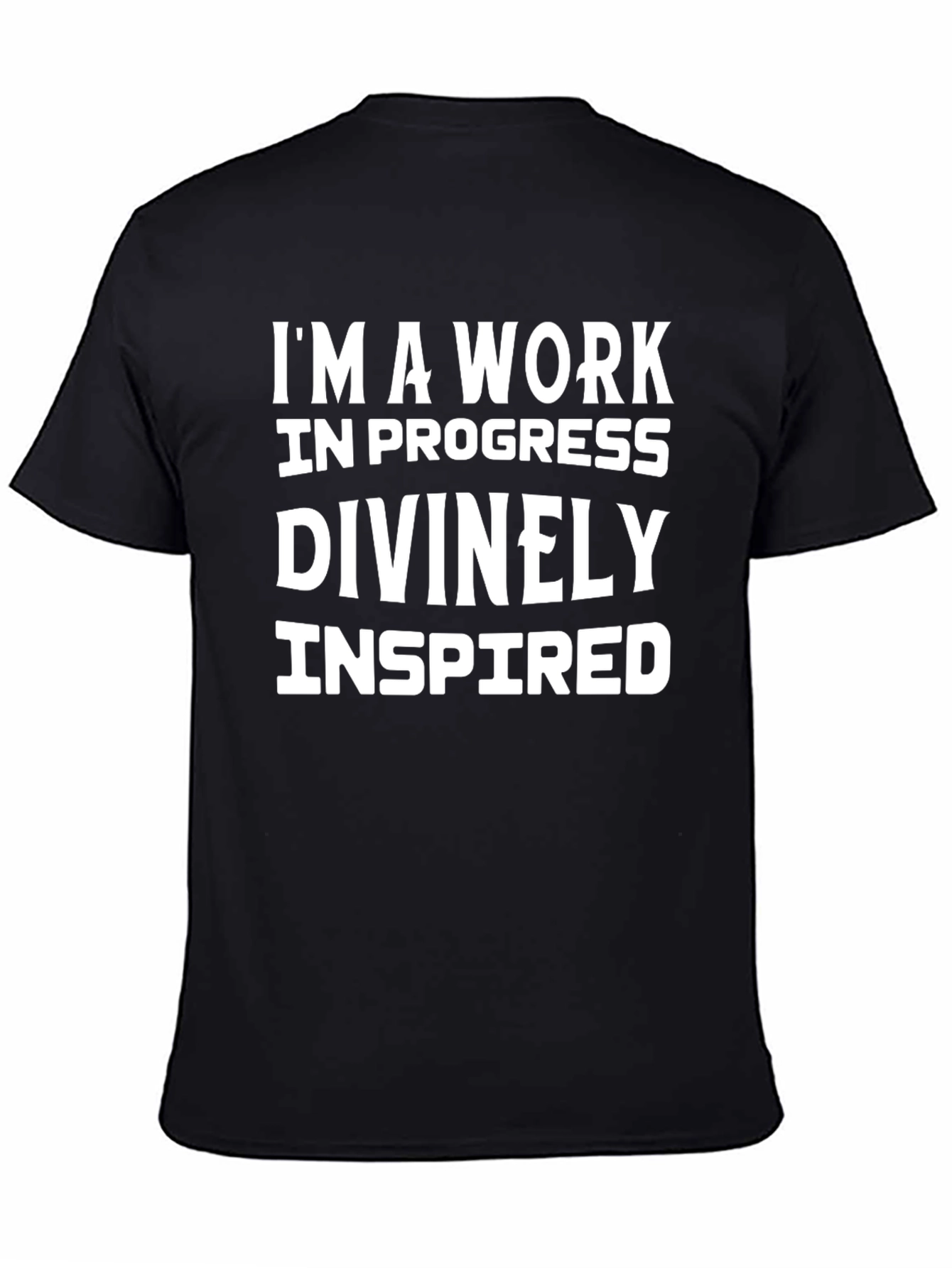 Inspirational Work in Progress Graphic T-Shirt