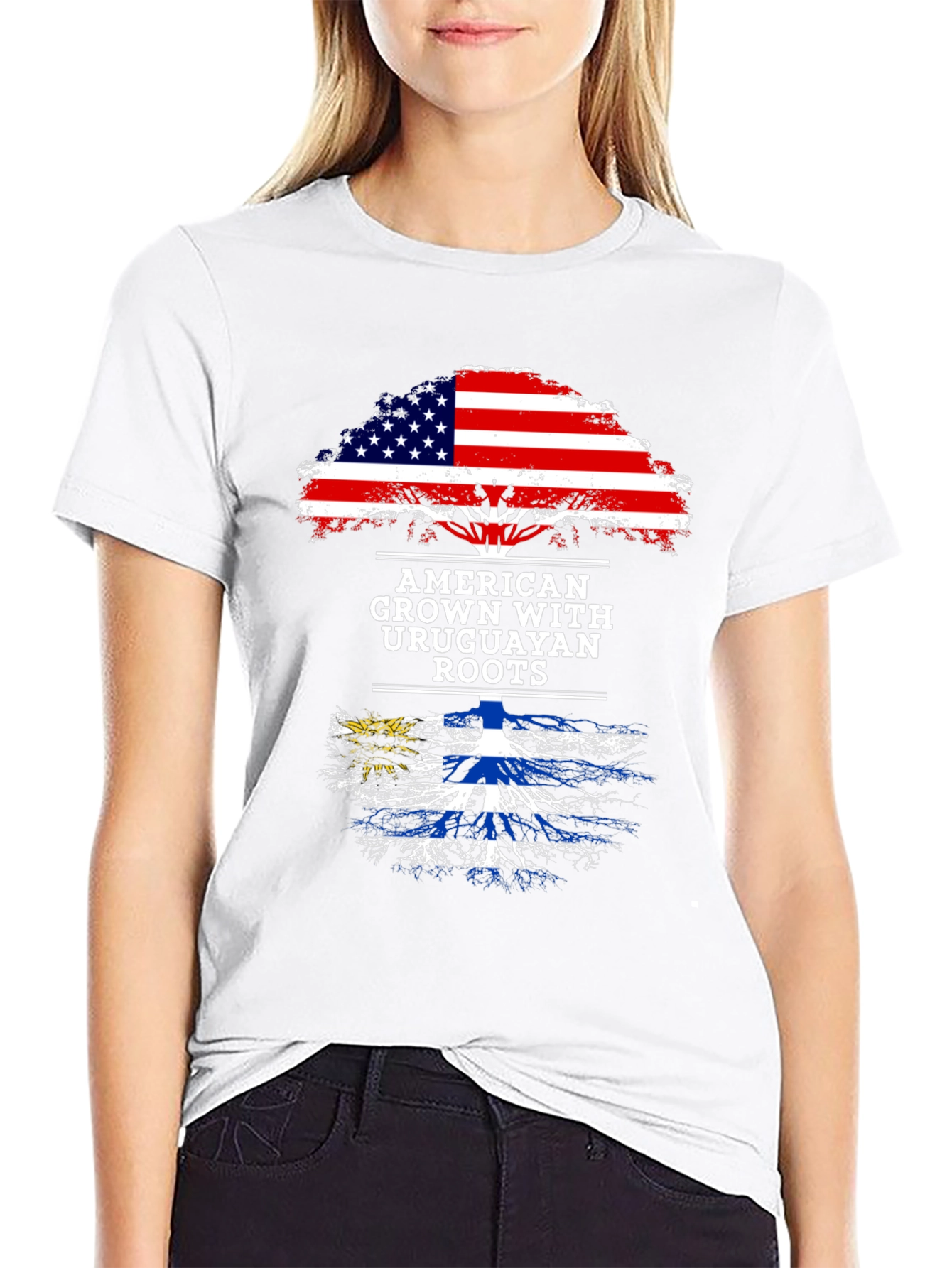 American Grown With Uruguay Roots T-Shirt