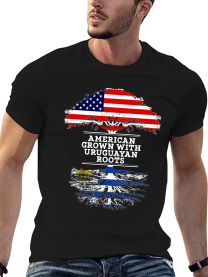American Grown With Uruguay Roots T-Shirt