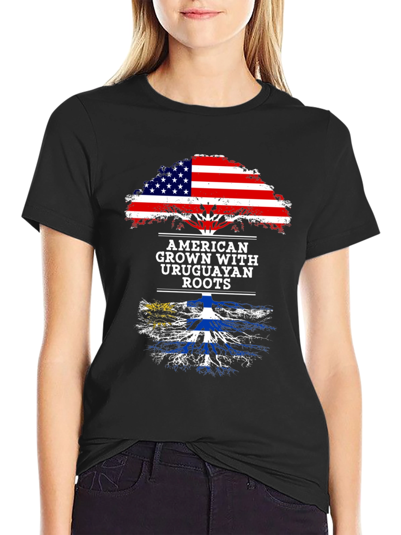 American Grown With Uruguay Roots T-Shirt