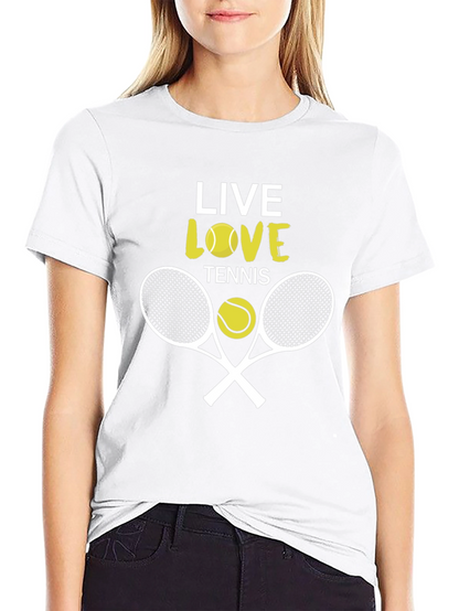 Live Love Tennis Graphic Tee