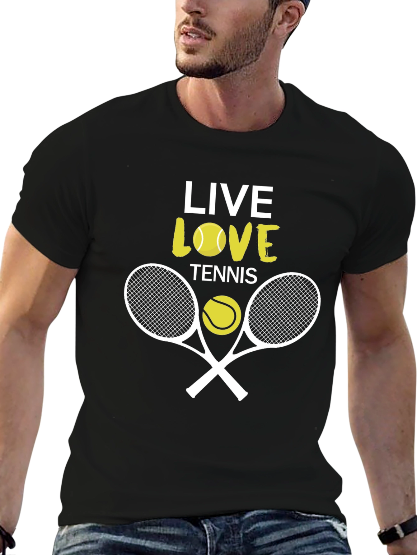 Live Love Tennis Graphic Tee