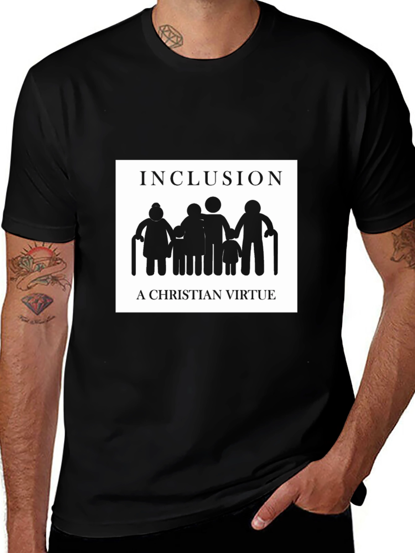 Inclusion T-Shirt Christian Virtue Graphic Tee
