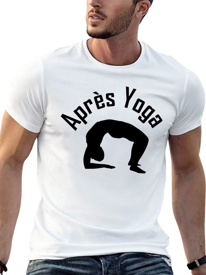 Apres Yoga Black Graphic Tee