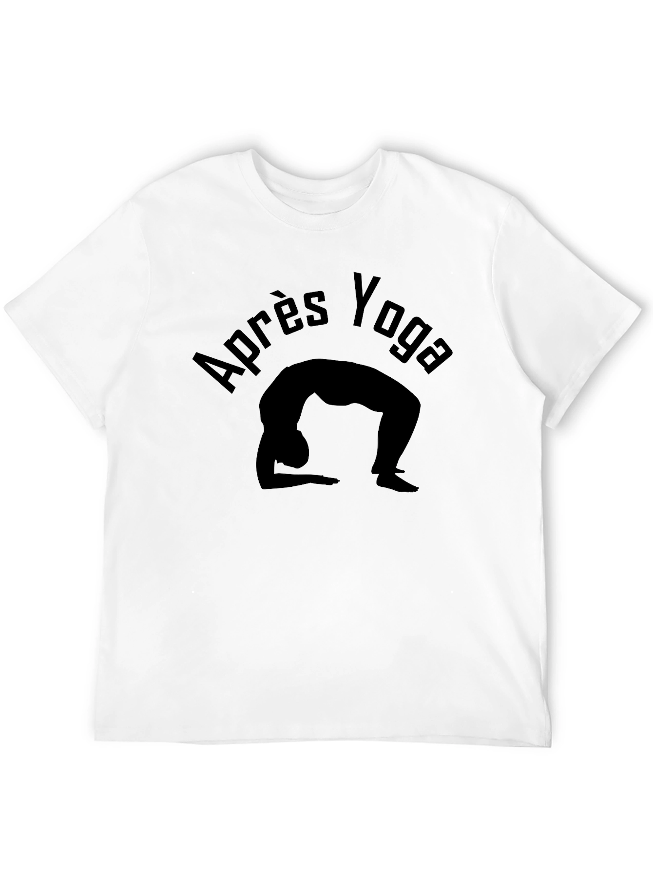 Apres Yoga Black Graphic Tee