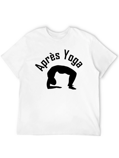 Apres Yoga Black Graphic Tee