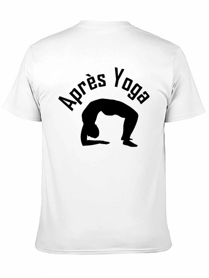 Apres Yoga Black Graphic Tee