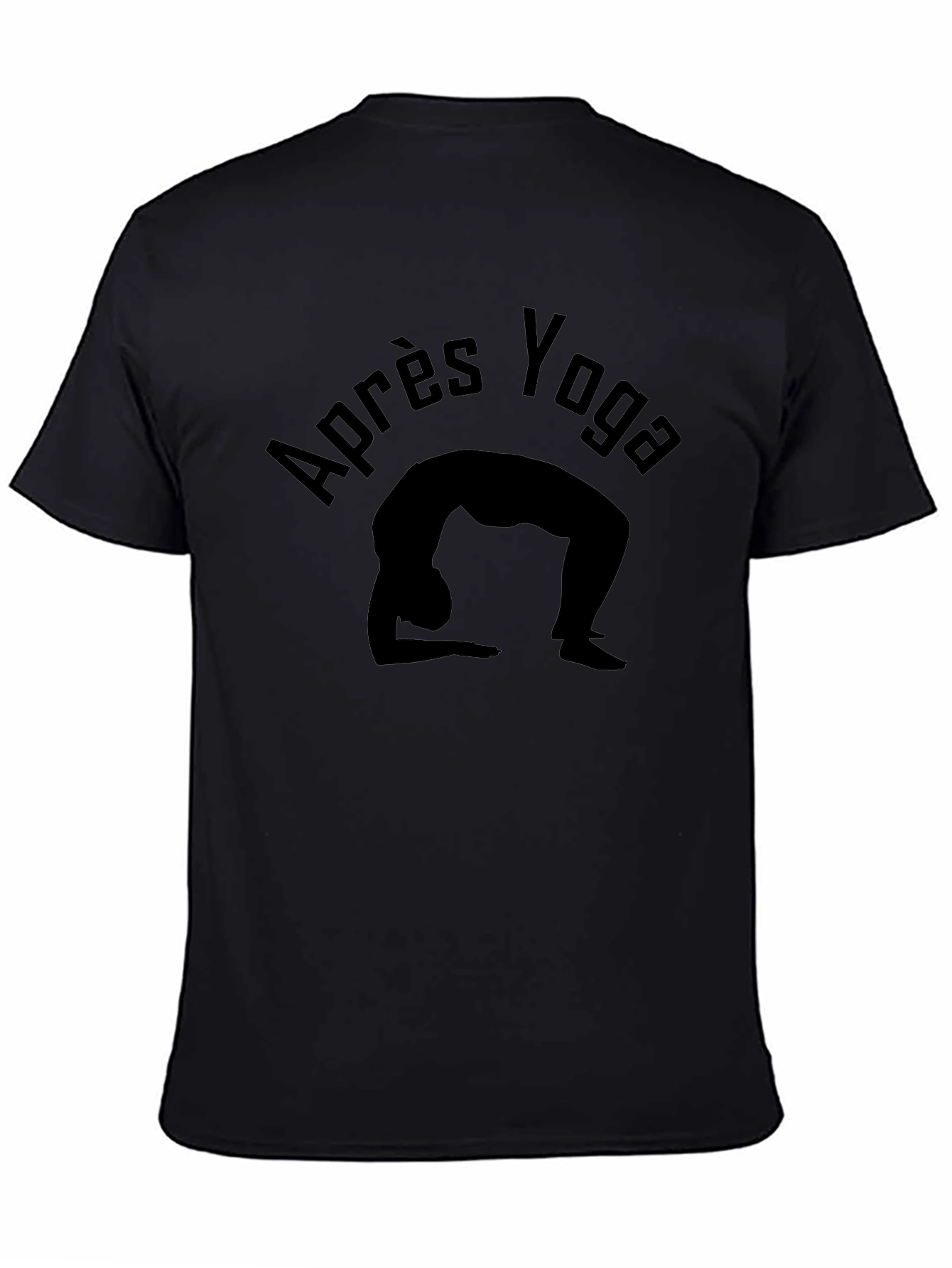 Apres Yoga Black Graphic Tee