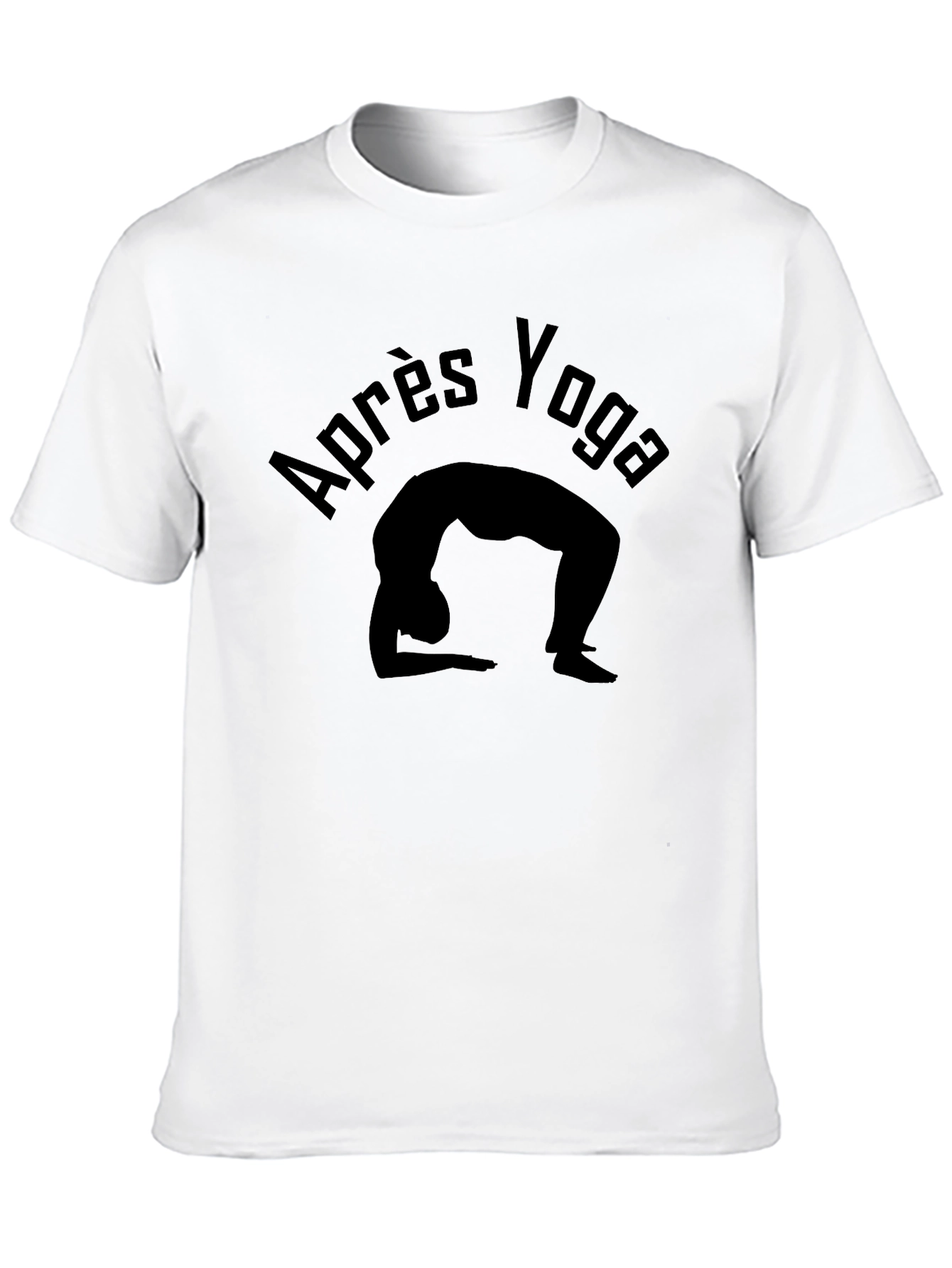 Apres Yoga Black Graphic Tee