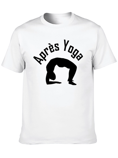 Apres Yoga Black Graphic Tee