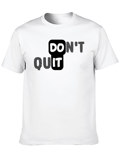 Motivational Do It Black T-Shirt
