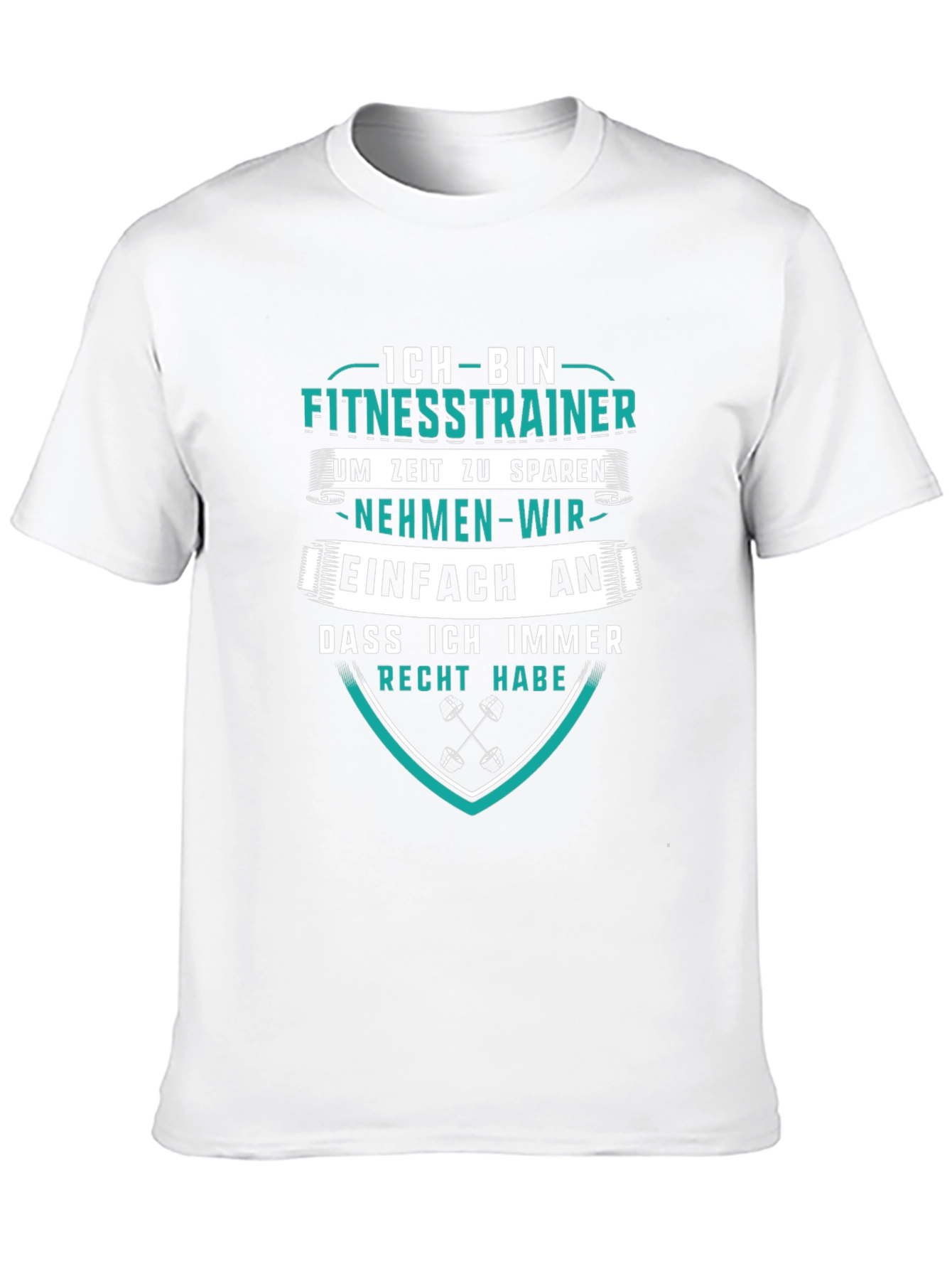 Fitness Trainer T-Shirt - German Humor Tee
