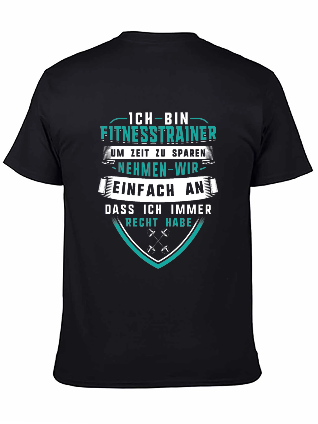Fitness Trainer T-Shirt - German Humor Tee