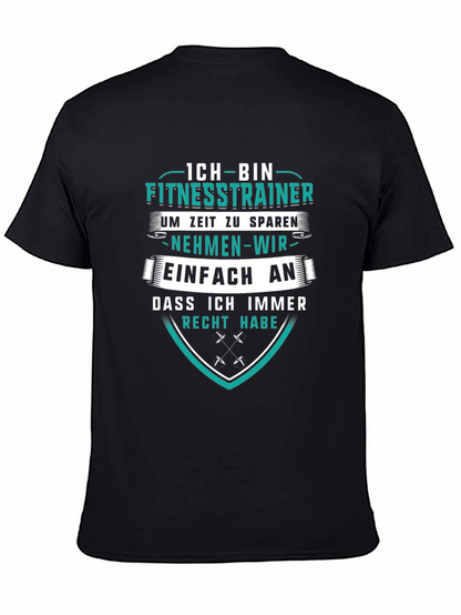 Fitness Trainer T-Shirt - German Humor Tee