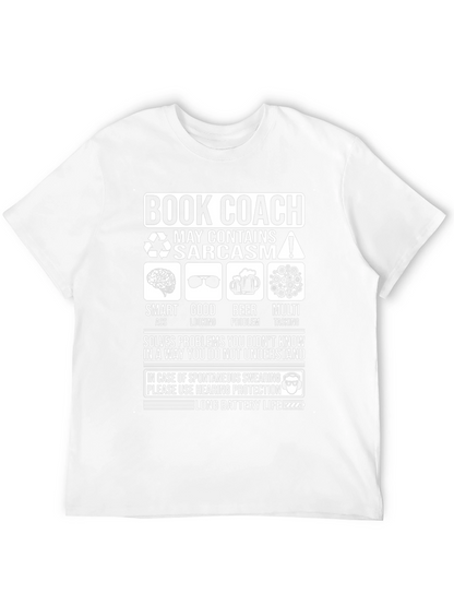 Book Coach Sarcastic Humor T-Shirt