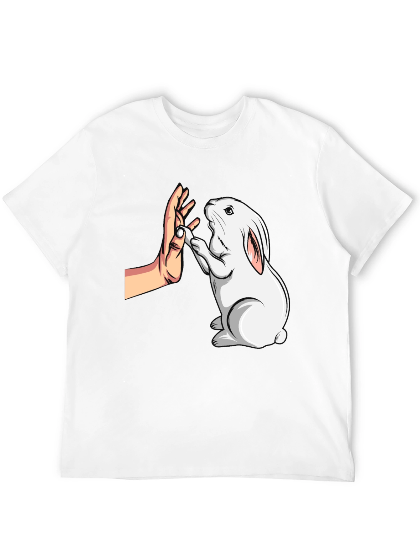Rabbit High Five Graphic T-Shirt
