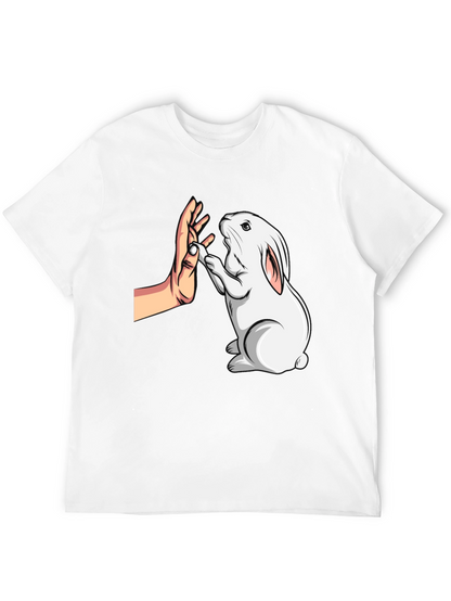 Rabbit High Five Graphic T-Shirt