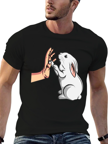 Rabbit High Five Graphic T-Shirt