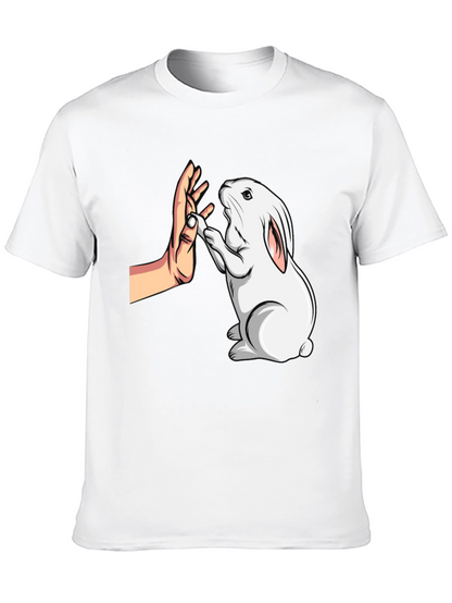Rabbit High Five Graphic T-Shirt