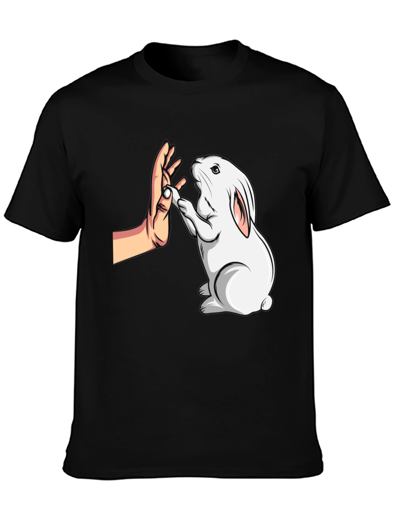 Rabbit High Five Graphic T-Shirt