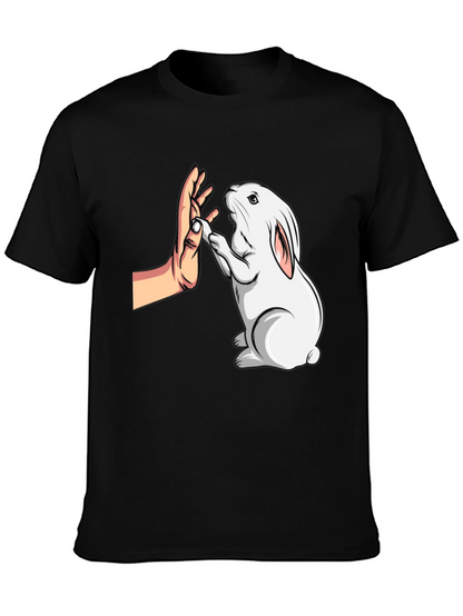 Rabbit High Five Graphic T-Shirt