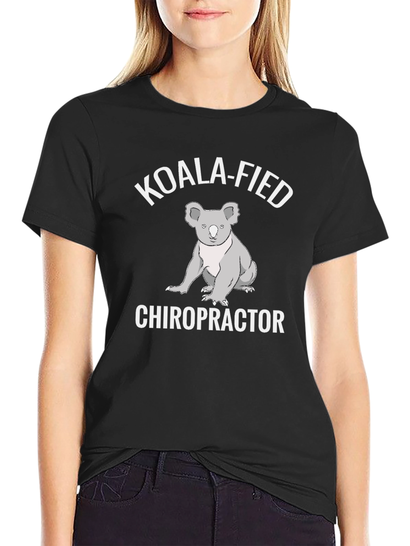 Koala-Fied Chiropractor Graphic Tee - Soft Cotton Shirt