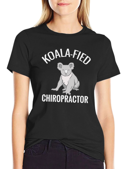 Koala-Fied Chiropractor Graphic Tee - Soft Cotton Shirt
