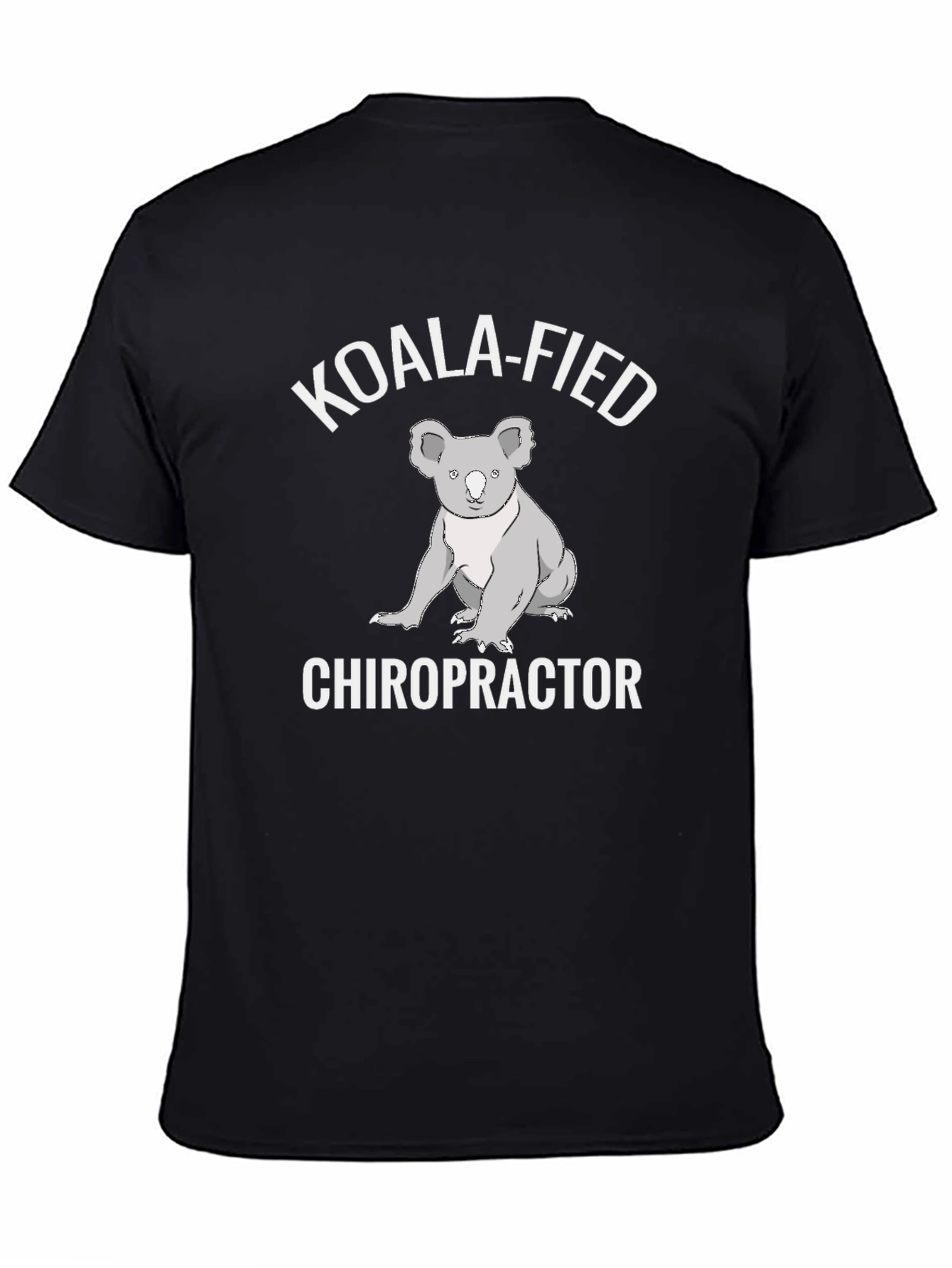 Koala-Fied Chiropractor Graphic Tee - Soft Cotton Shirt