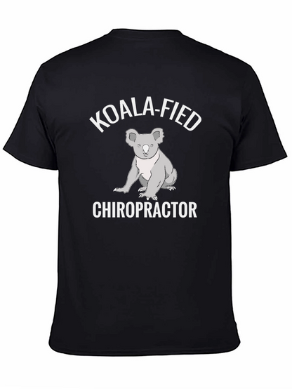 Koala-Fied Chiropractor Graphic Tee - Soft Cotton Shirt