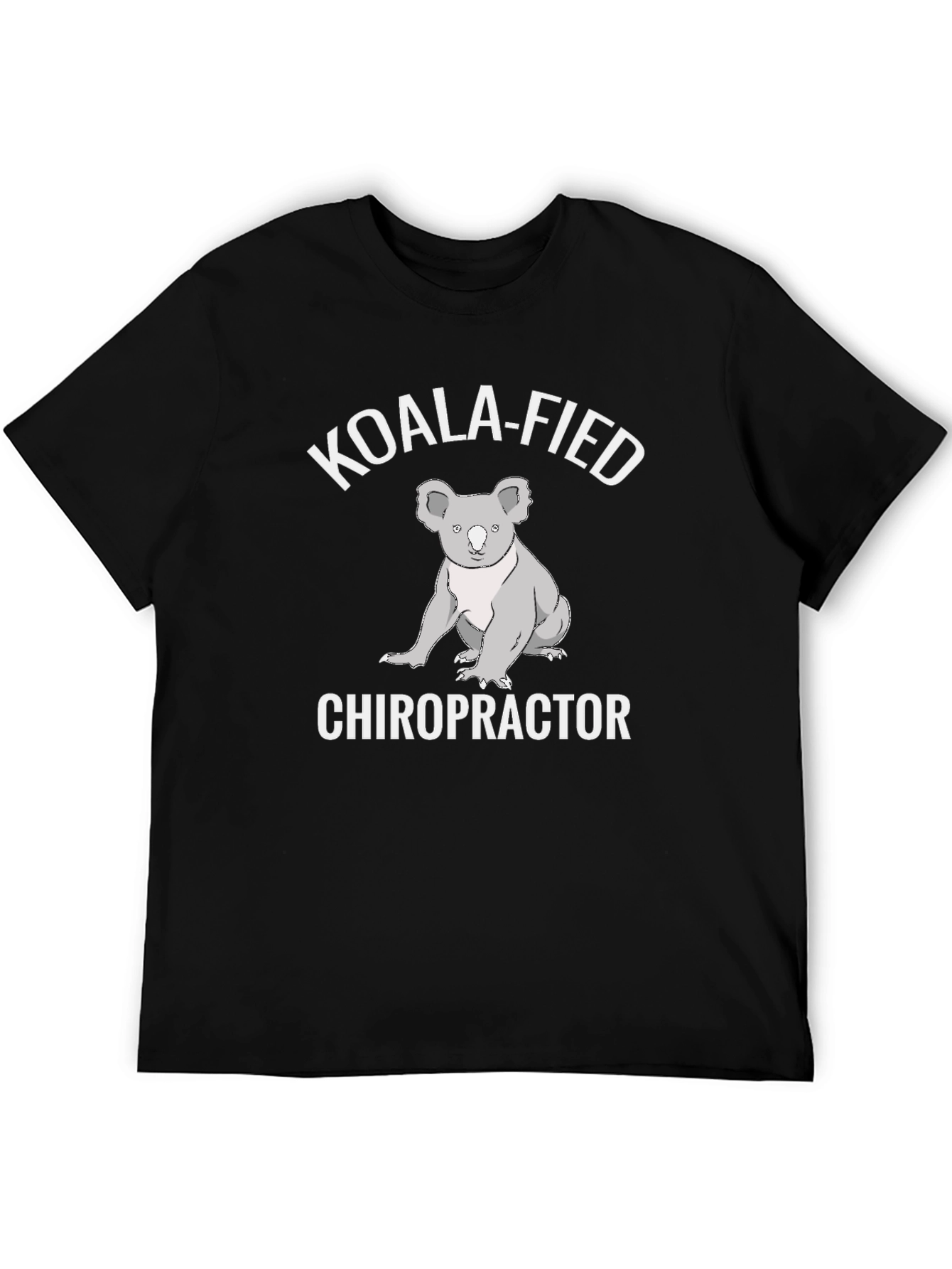 Koala-Fied Chiropractor Graphic Tee - Soft Cotton Shirt