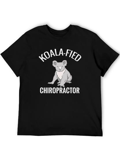 Koala-Fied Chiropractor Graphic Tee - Soft Cotton Shirt