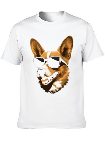 Cool Corgi Sunglasses Graphic Tee