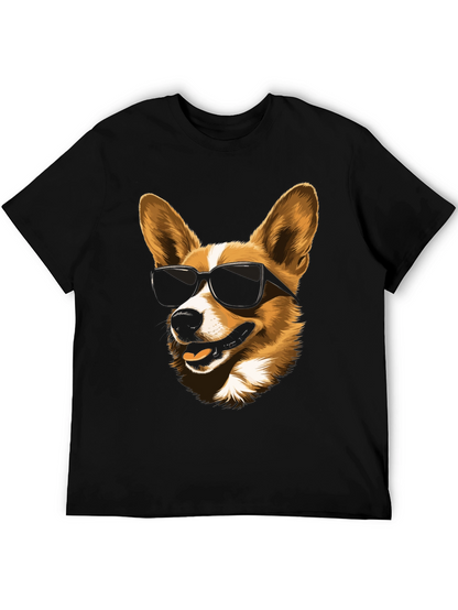 Cool Corgi Sunglasses Graphic Tee