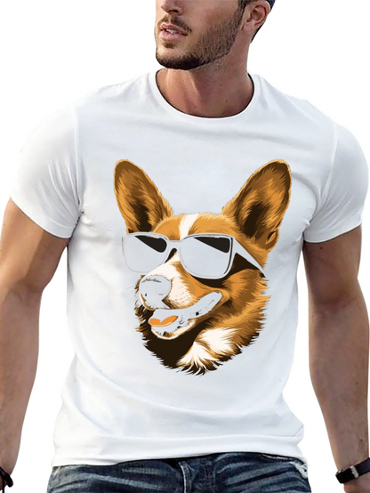 Cool Corgi Sunglasses Graphic Tee
