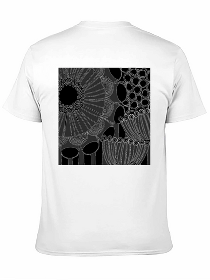 Abstract Art Graphic Tee - Modern Black T-Shirt