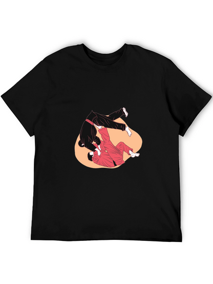 Martial Arts Graphic Tee - Grappling Design