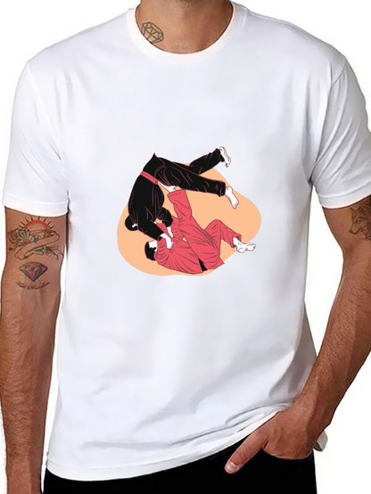 Martial Arts Graphic Tee - Grappling Design