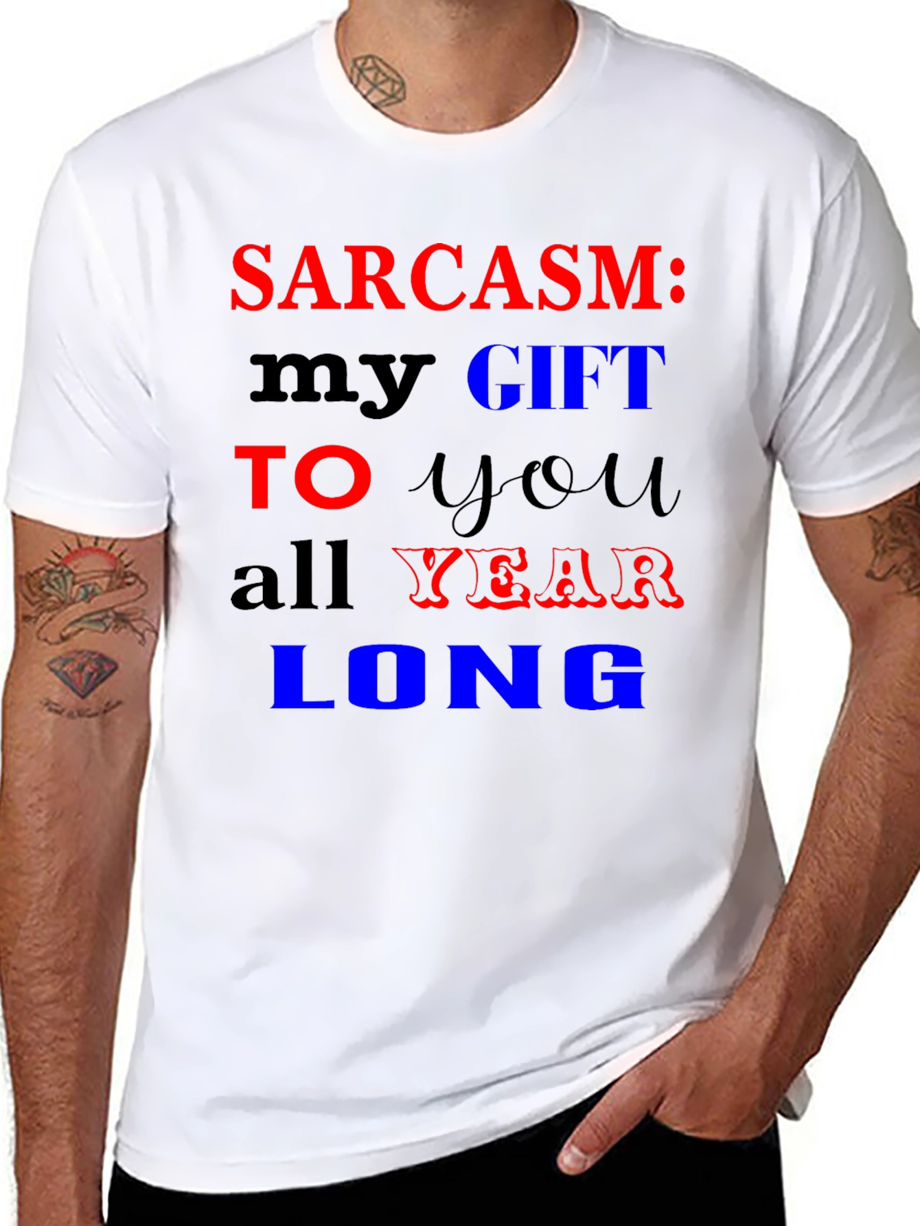 Sarcasm My Gift T-Shirt Funny Novelty Tee