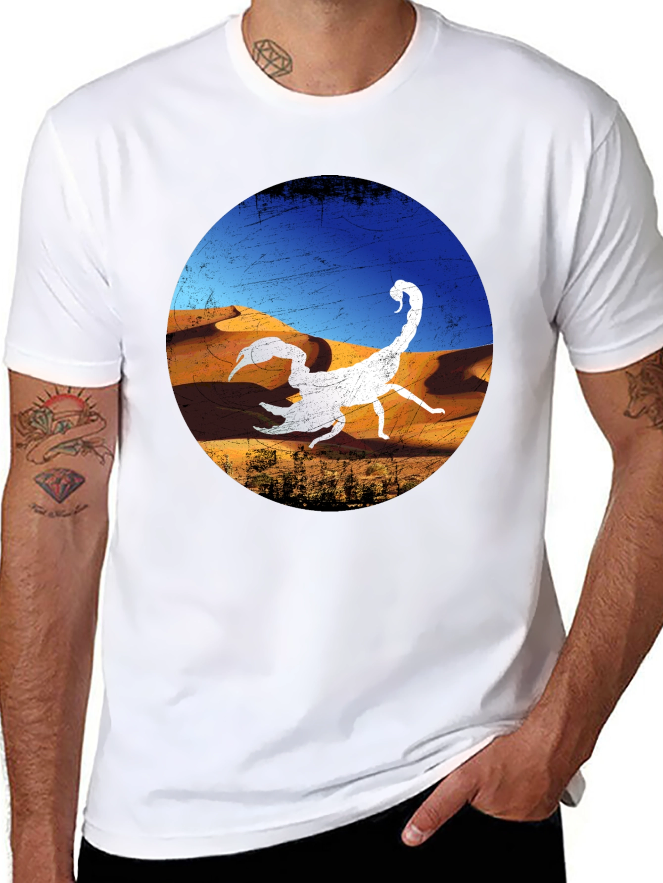 Scorpion Desert Graphic T-Shirt
