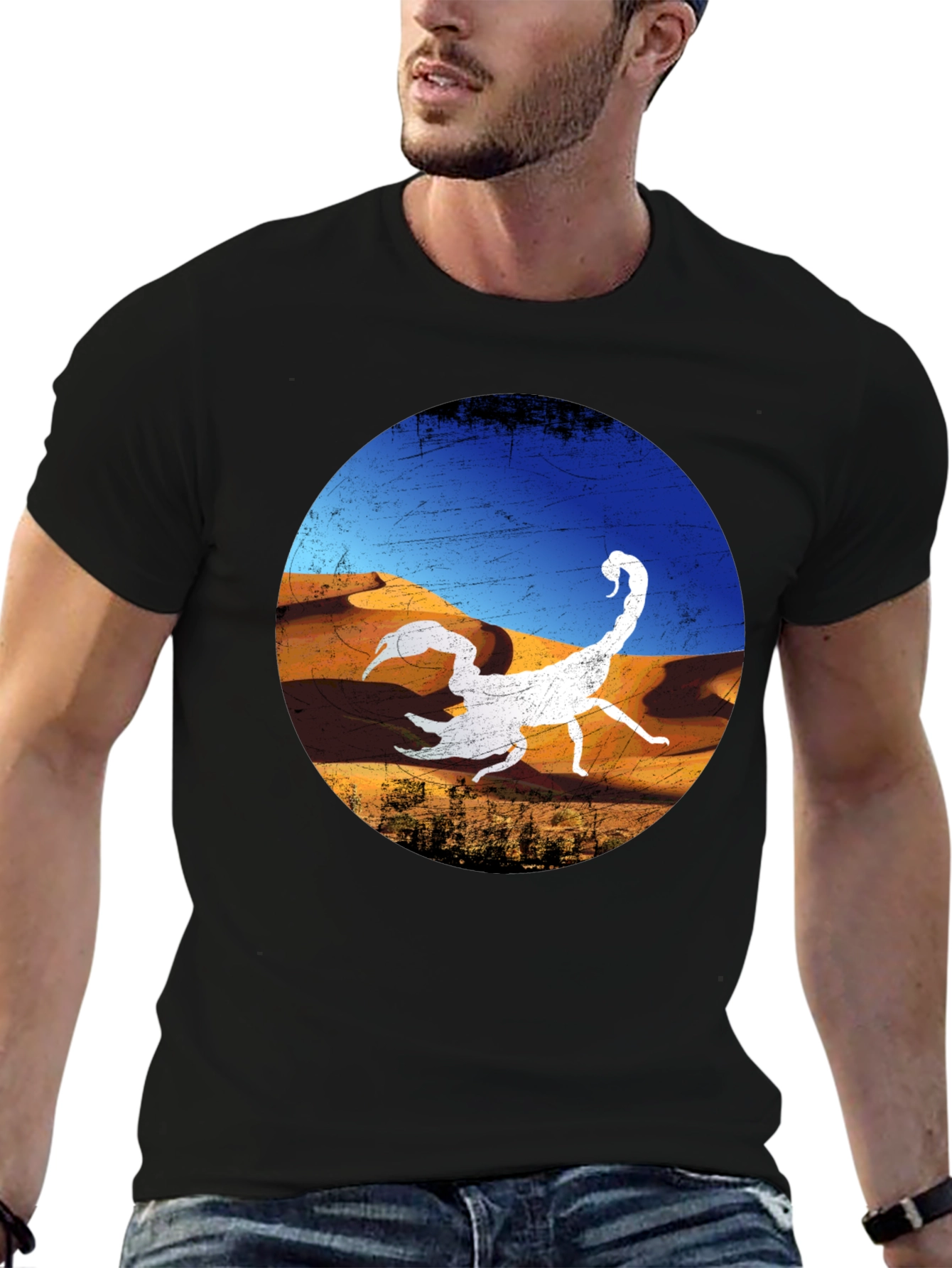 Scorpion Desert Graphic T-Shirt