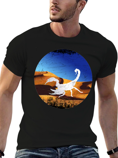 Scorpion Desert Graphic T-Shirt