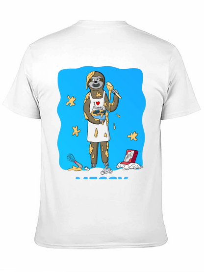 I Love Mommy Sloth Baker T-Shirt