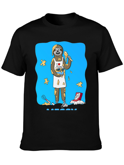 I Love Mommy Sloth Baker T-Shirt