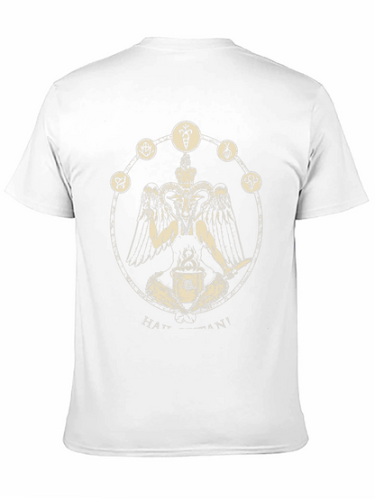 Occult Baphomet Graphic Tee - Black