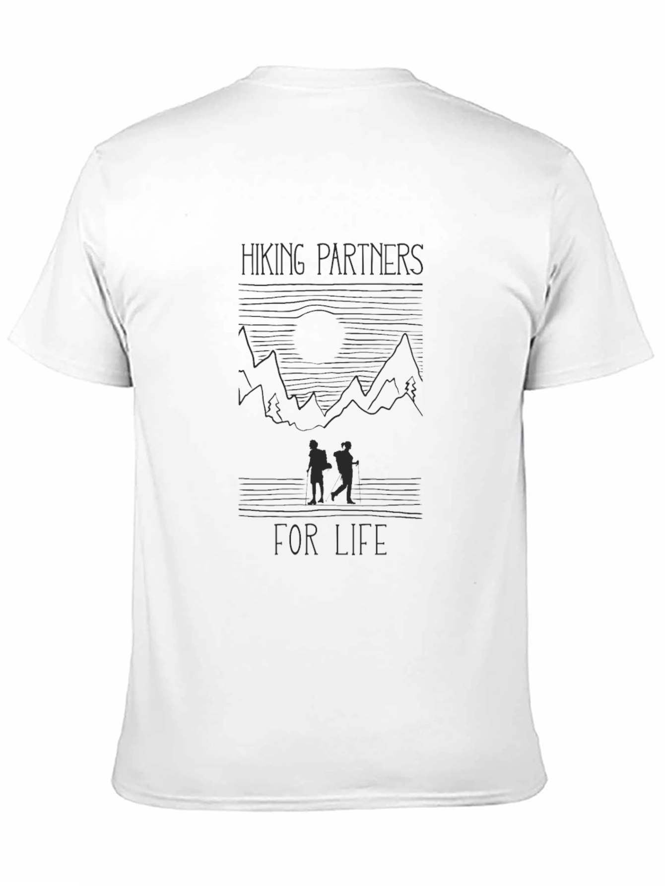 Hiking Partners For Life Graphic Tee