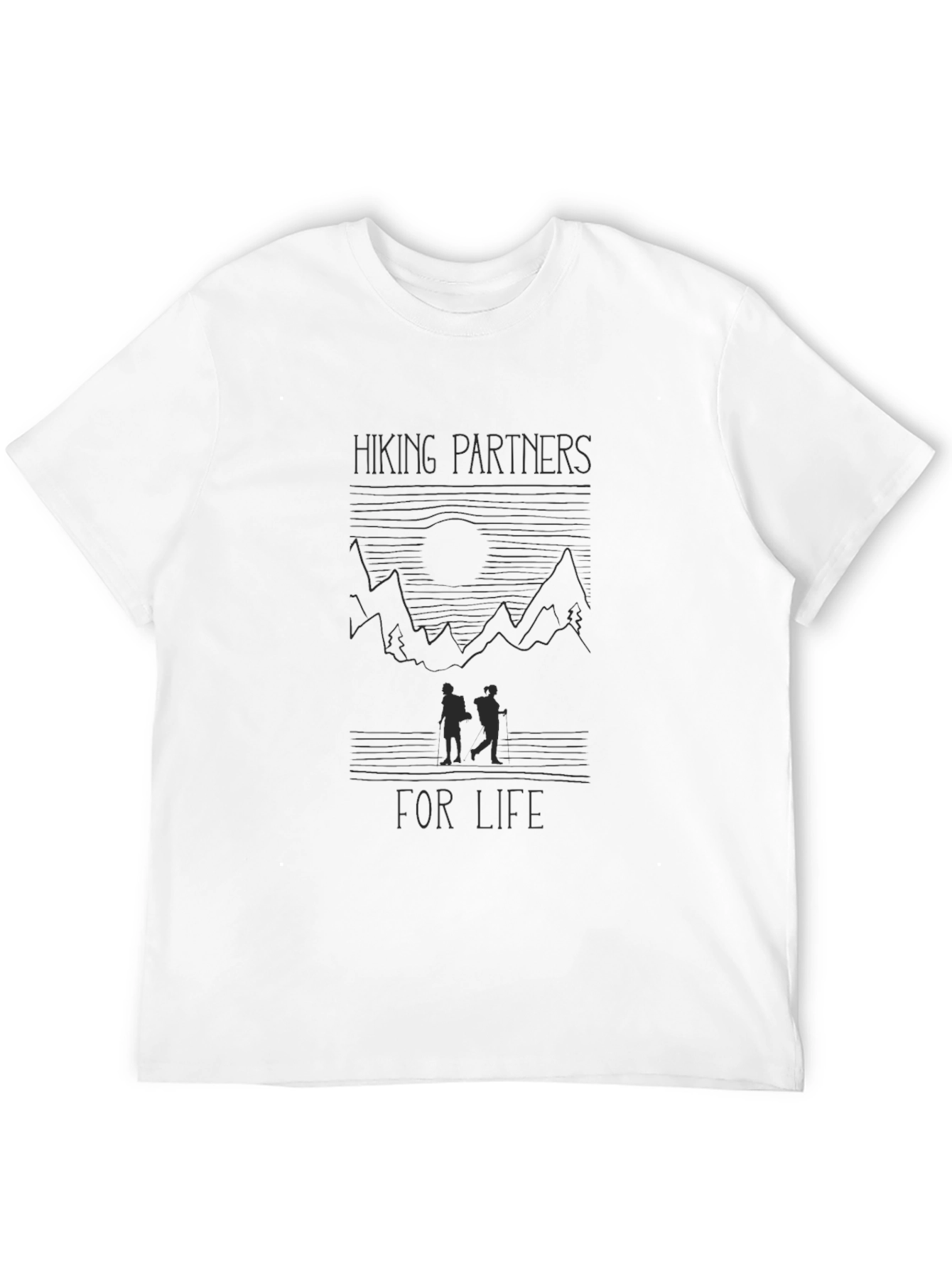 Hiking Partners For Life Graphic Tee