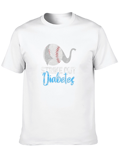 Strike Out Diabetes Baseball T-Shirt