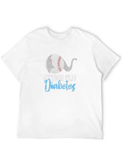 Strike Out Diabetes Baseball T-Shirt