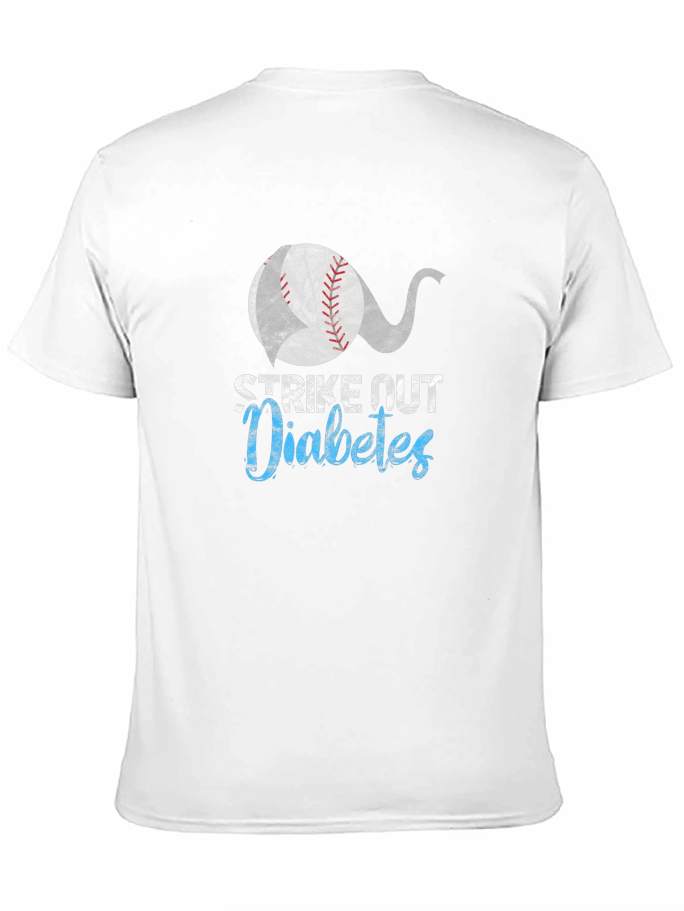 Strike Out Diabetes Baseball T-Shirt
