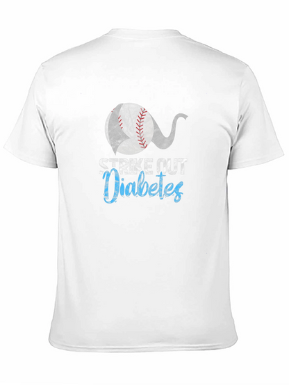 Strike Out Diabetes Baseball T-Shirt